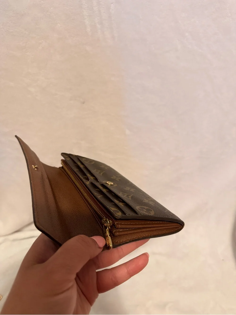 Louis Vuitton Monogram Sarah Wallet with DIY Strap CA1112